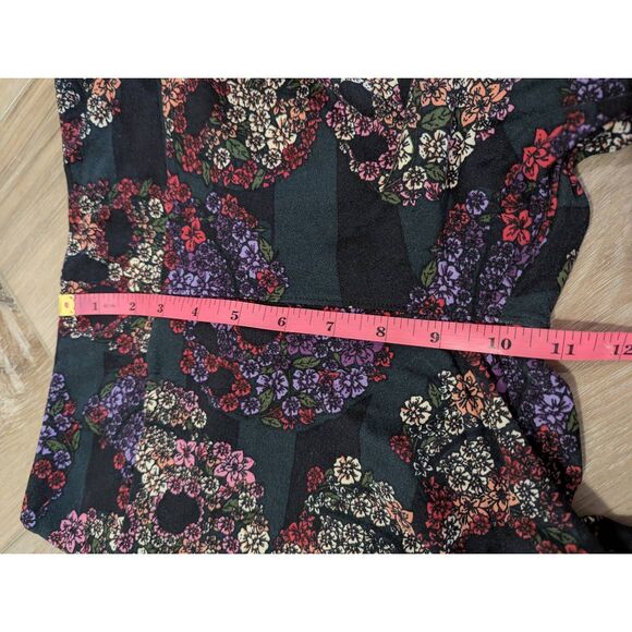 O/S LuLaRoe Floral Skull Floral Sugar Skull Leggings - Unicorn | Rare | HTF! - Picture 5 of 9